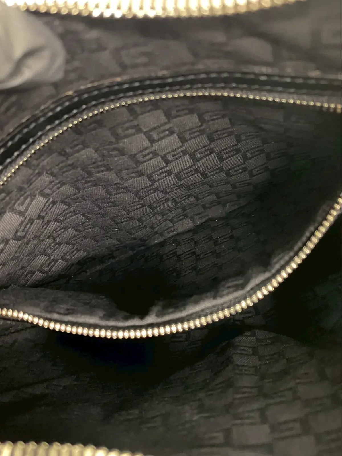 Gucci Pre-Owned キャンバス レインズ ホーボーバッグ - 画像5