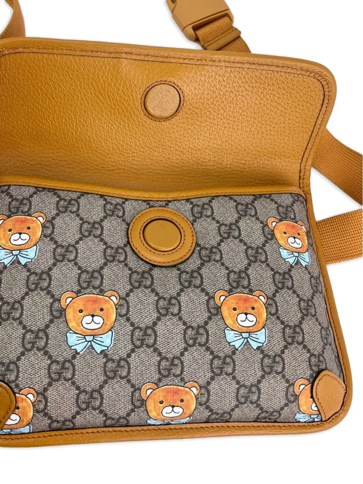 Gucci Pre-Owned XKai GG Supreme テディベルトバッグ - ブラウン - 画像4