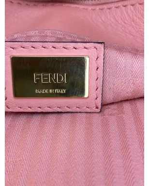 Fendi Pre-Owned ペティート ヴィテロ エリート フラミンゴ レザー トートバッグ - サムネイル3