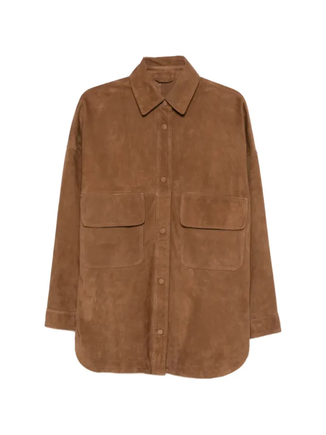 Federica Tosi Federica Tosi フラップポケット付きレザージャケットの商品画像