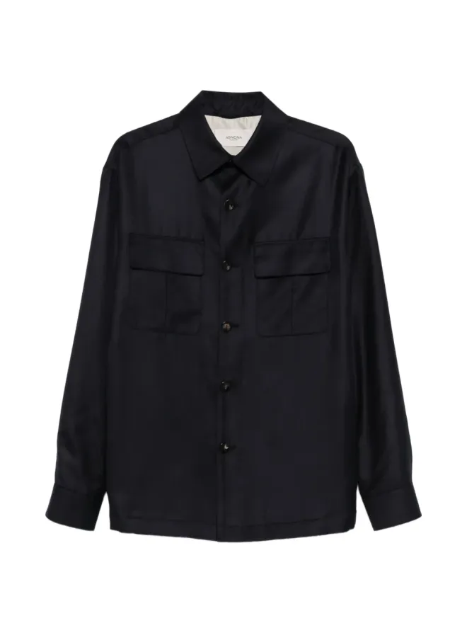 Agnona Agnona ポケット付きボタンシャツの商品画像