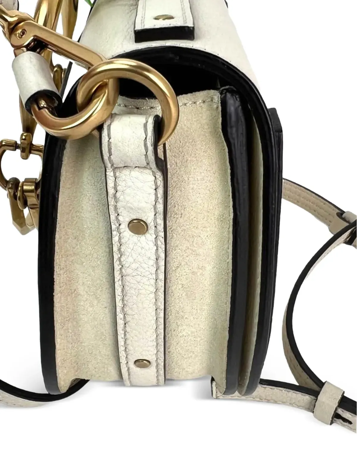 Chloé Vintage ナイルレザー クロスボディバッグ - 画像4