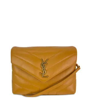 Saint Laurent Pre-Owned Toy Loulou quilted crossbody bag - Brown - サムネイル1