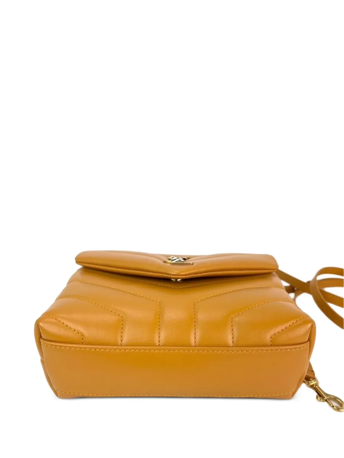 Saint Laurent Pre-Owned Toy Loulou quilted crossbody bag - Brown - 画像3