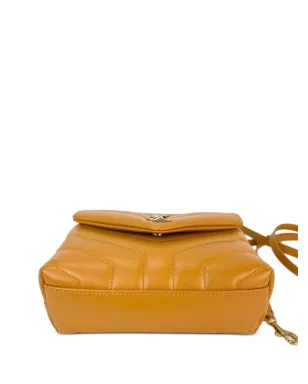 Saint Laurent Pre-Owned Toy Loulou quilted crossbody bag - Brown - サムネイル3