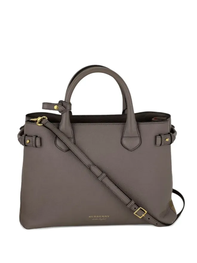 Burberry Pre-Owned Burberry Pre-Owned バナー・ハウス ハンドバッグ グレーの商品画像