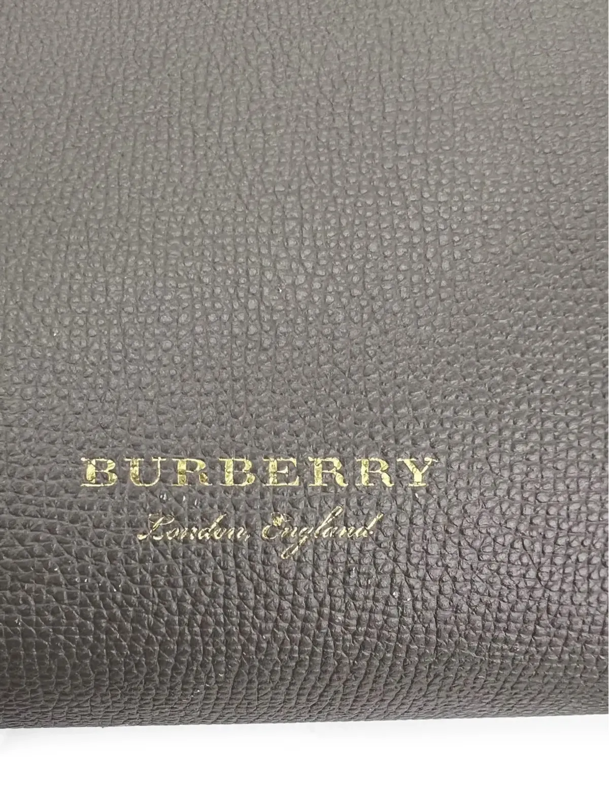 Burberry Pre-Owned バナー・ハウス ハンドバッグ グレー - 画像4