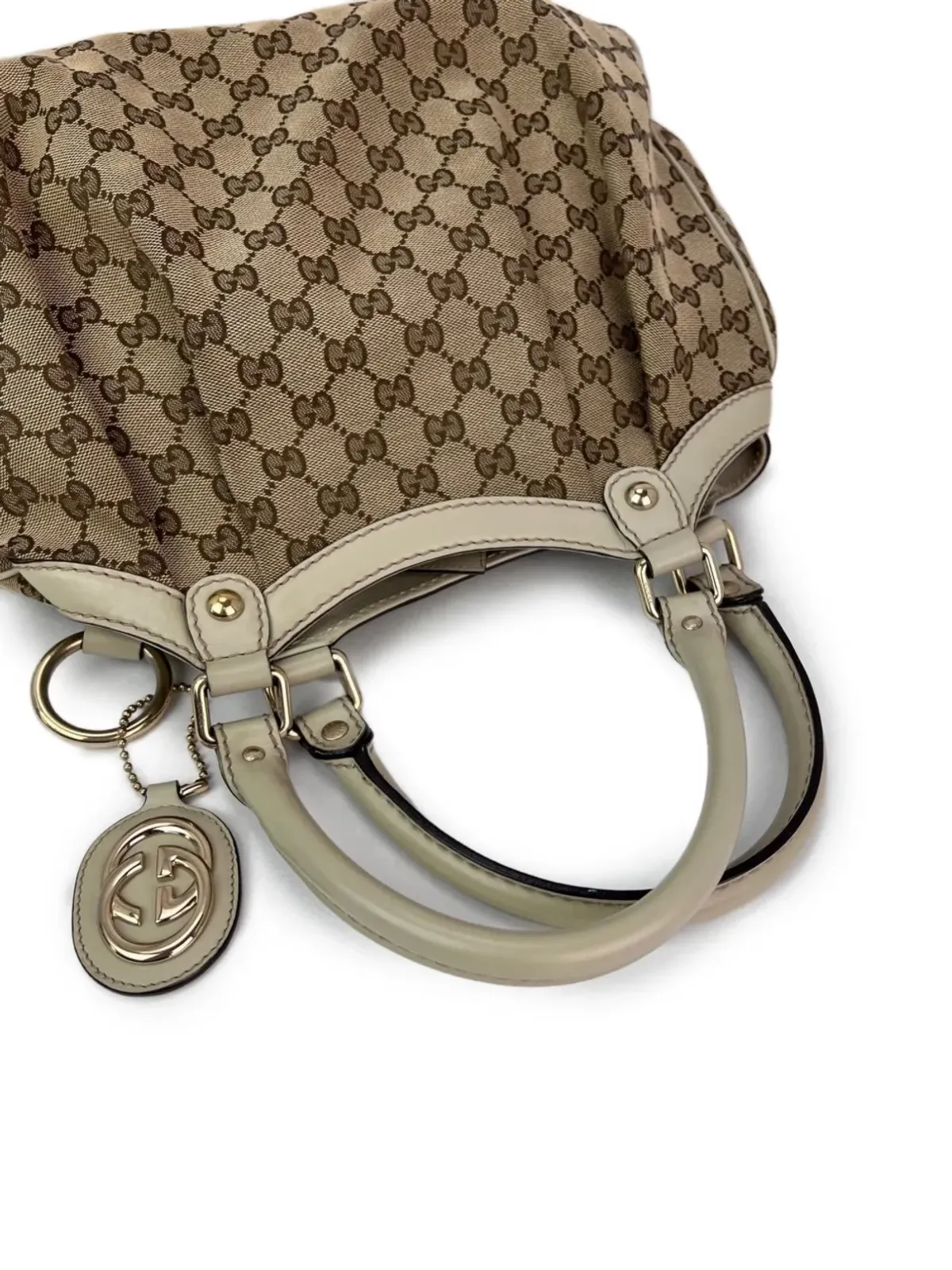 Gucci Vintage Sukey Guccissima GG ショルダーバッグ - 画像4