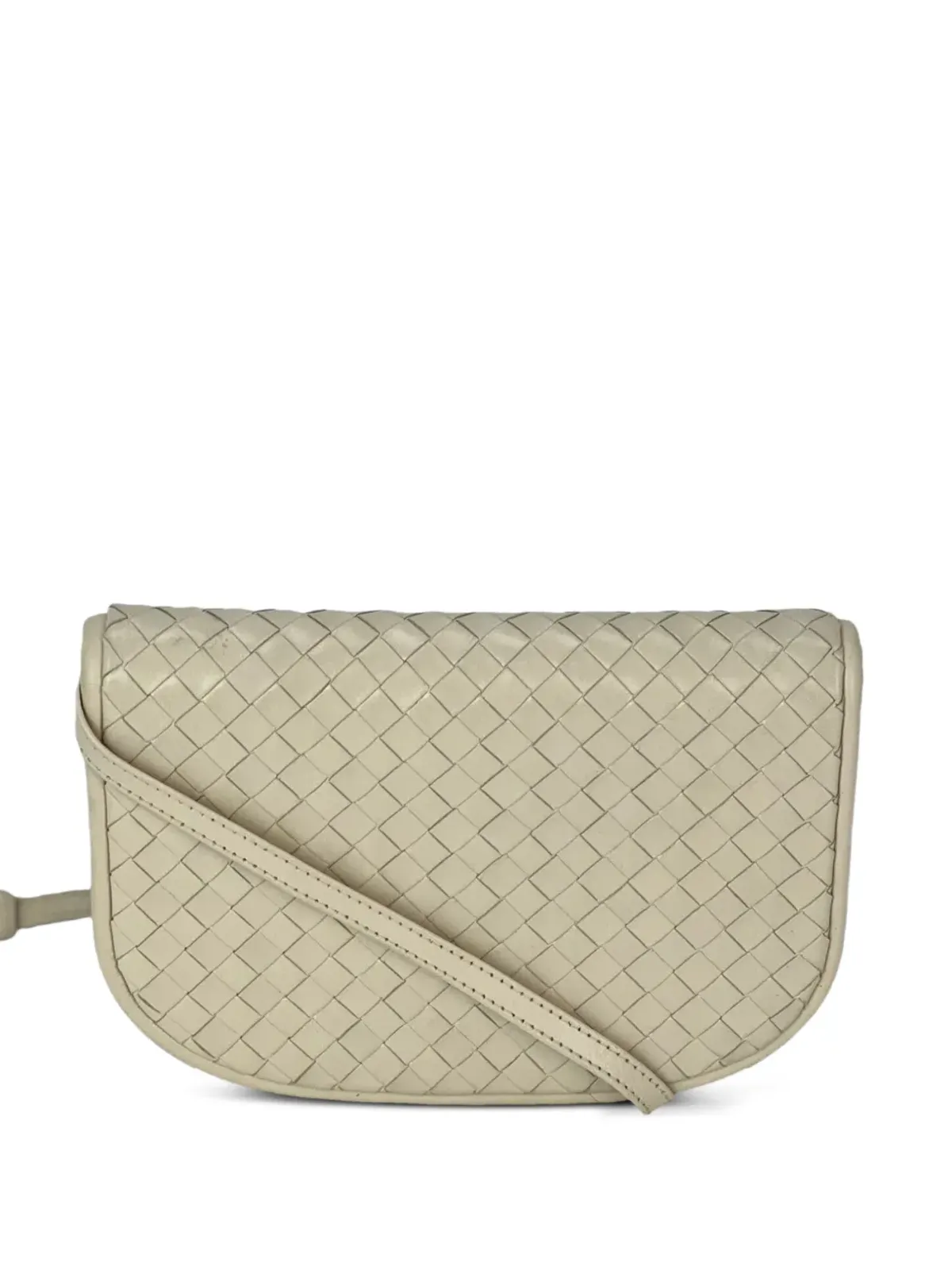 Bottega Veneta Pre-Owned イントレチャートレザー ショルダーバッグ - 画像1