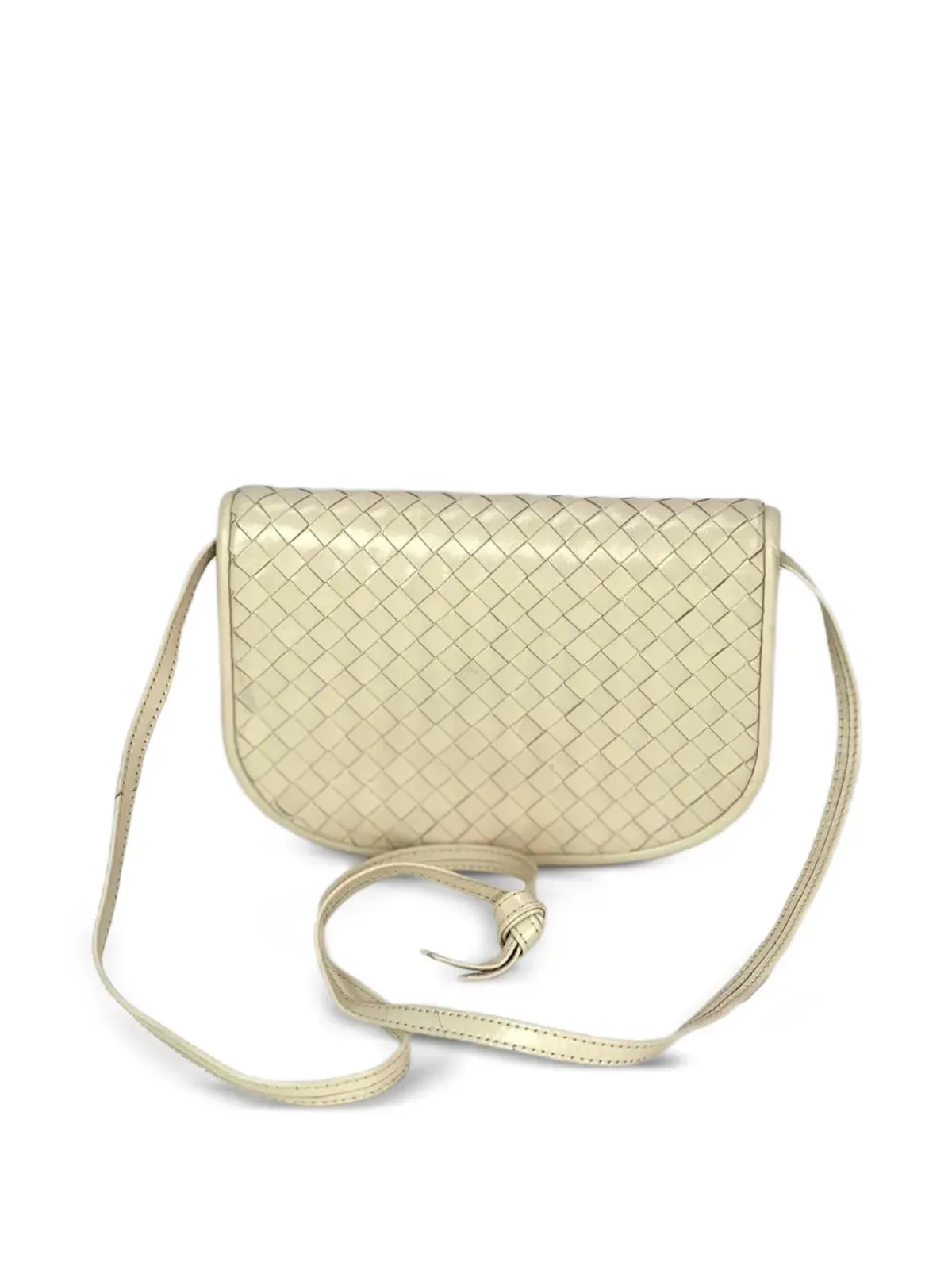 Bottega Veneta Pre-Owned イントレチャートレザー ショルダーバッグ - 画像2