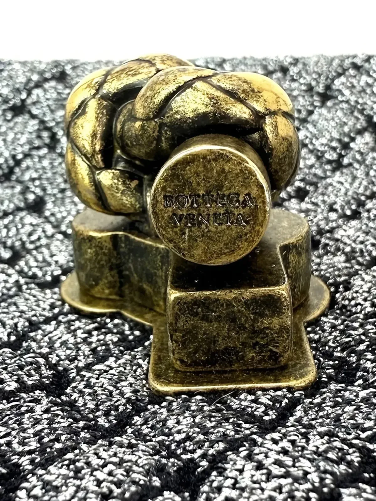 Bottega Veneta ビンテージ オリミア メタリック ショルダーバッグ - 画像5