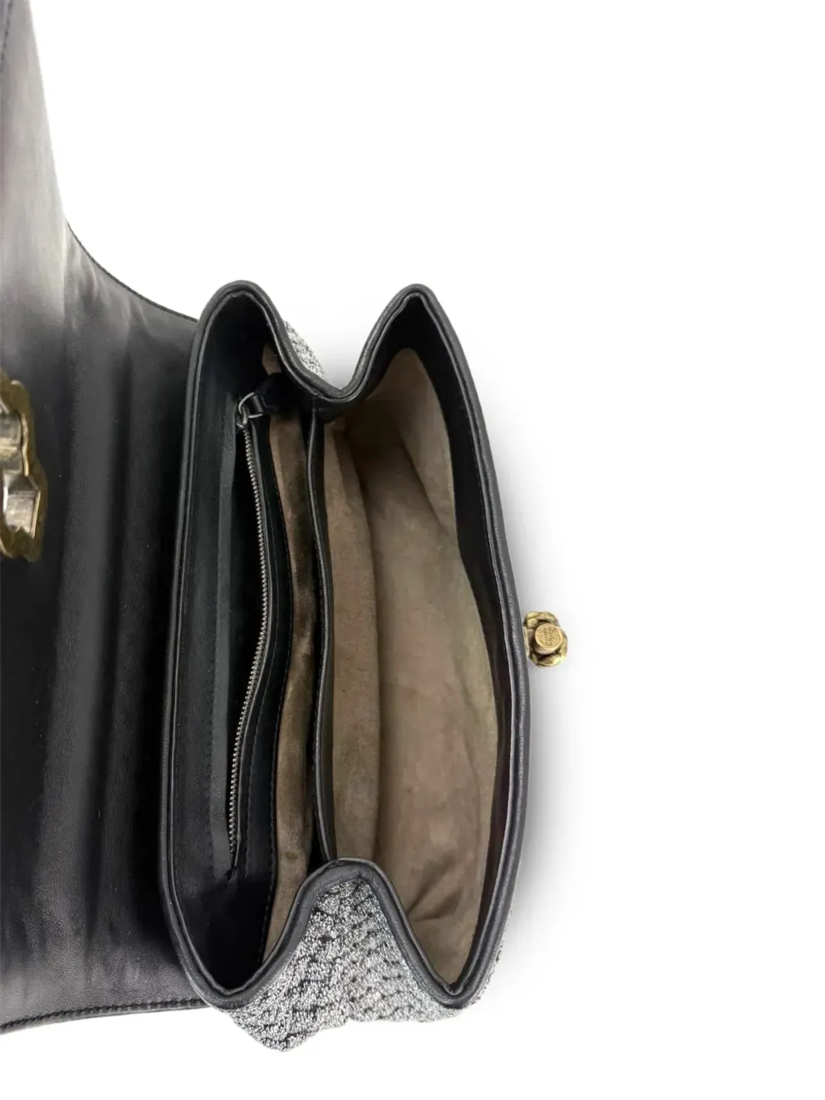 Bottega Veneta ビンテージ オリミア メタリック ショルダーバッグ - 画像4