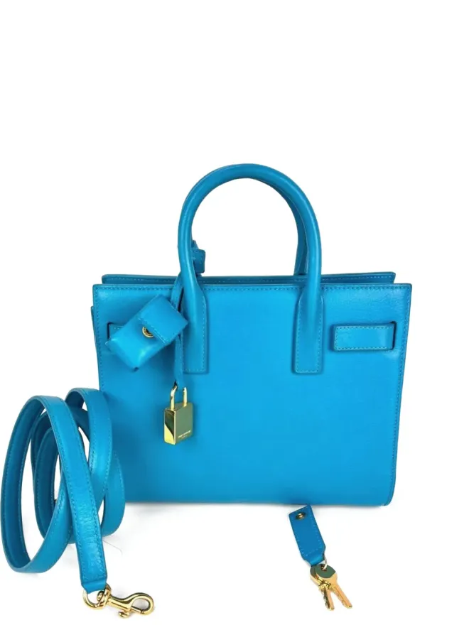 Saint Laurent Pre-Owned Saint Laurent Pre-Owned Sac De Jour レザー トートバッグ - ブルーの商品画像