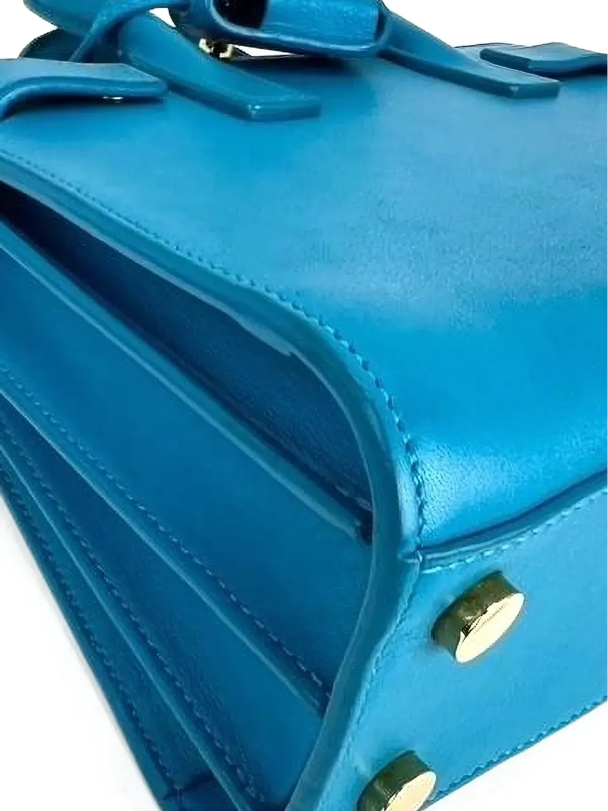 Saint Laurent Pre-Owned Sac De Jour レザー トートバッグ - ブルー - 画像5