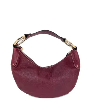 Gucci ビンテージ 半月型ショルダーバッグ - レッド - サムネイル1