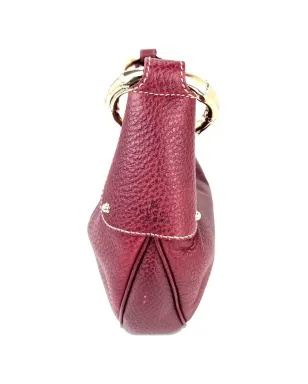 Gucci ビンテージ 半月型ショルダーバッグ - レッド - サムネイル3
