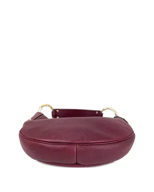 Gucci ビンテージ 半月型ショルダーバッグ - レッド - サムネイル4