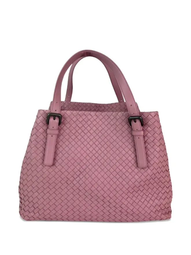 Bottega Veneta Pre-Owned Bottega Veneta Vintage イントレチャート レザー トートバッグの商品画像