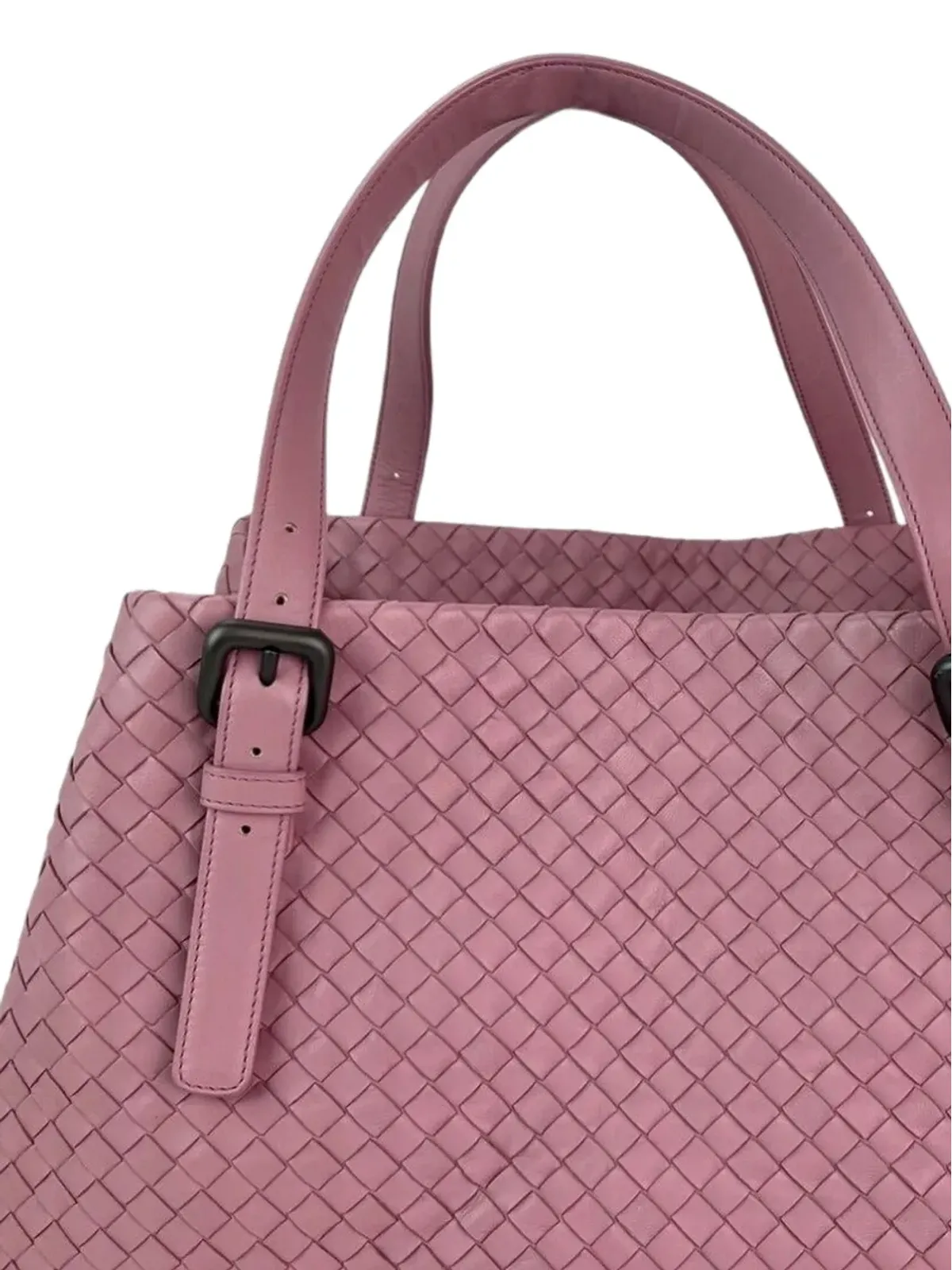 Bottega Veneta Vintage イントレチャート レザー トートバッグ - 画像2