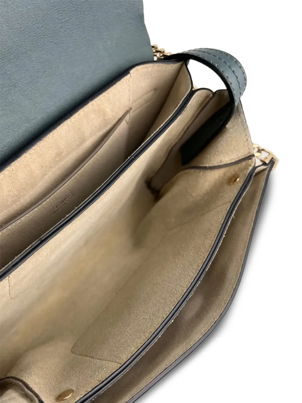 Chloé Vintage Faye チェーンストラップ レザー クロスボディバッグ - 画像3