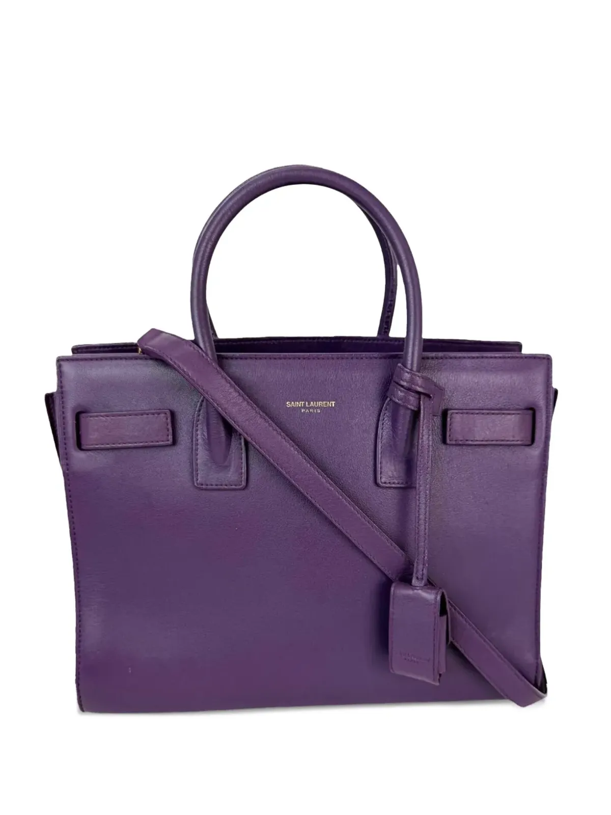 Saint Laurent Pre-Owned Sac De Jour レザー トップハンドル トートバッグ - 画像1