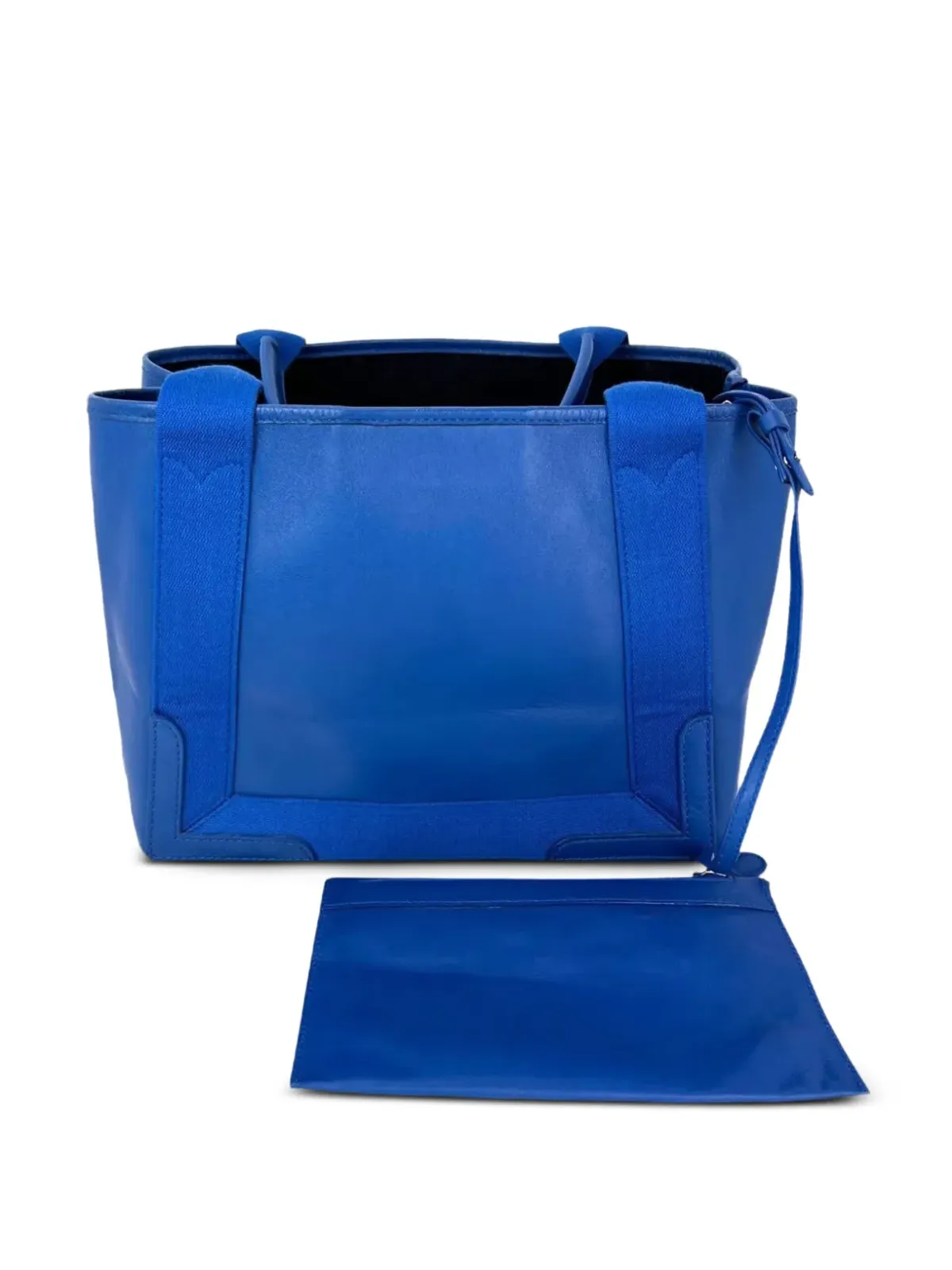 Balenciaga Pre-Owned カーフスキン取り外し可能ポーチ付きトートバッグ - ブルー - 画像2