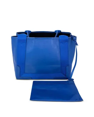 Balenciaga Pre-Owned カーフスキン取り外し可能ポーチ付きトートバッグ - ブルー - サムネイル2