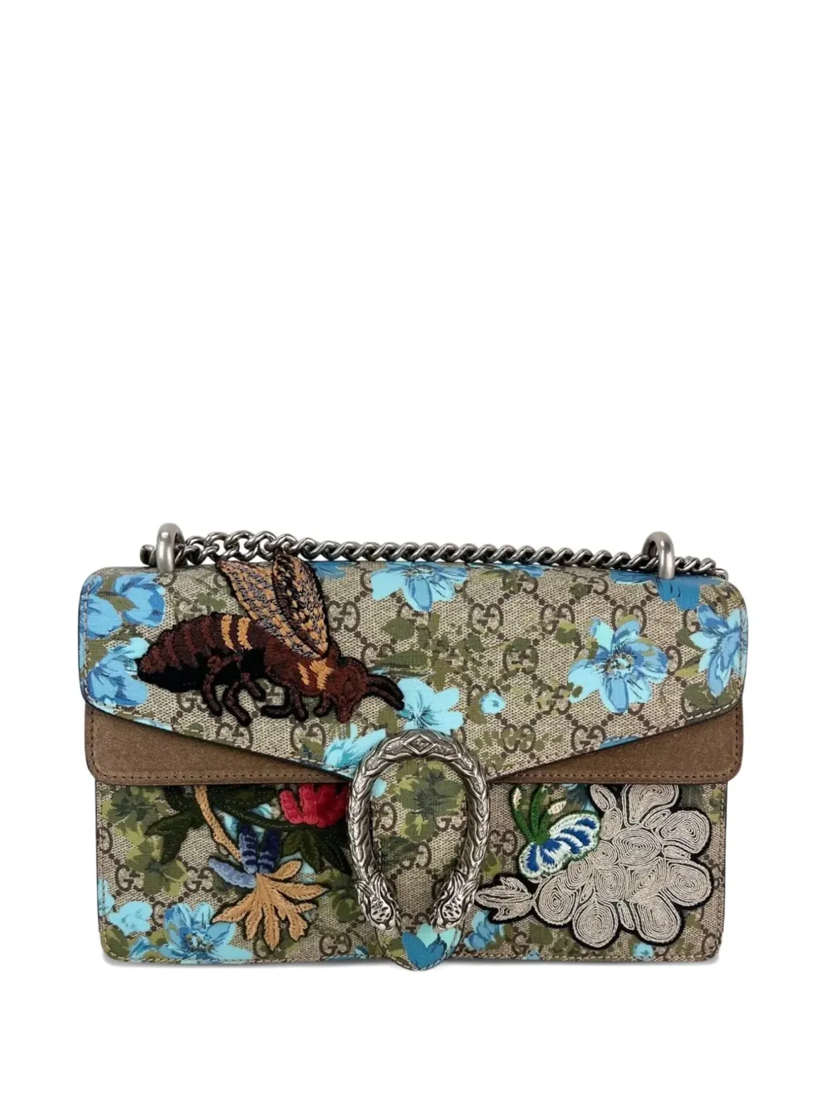 Gucci Pre-Owned ディオニソスGGスプリーム刺繍ショルダーバッグ - 画像1