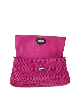 Miu Miu Pre-Owned クリスタルショルダークラッチバッグ - ピンク - サムネイル2