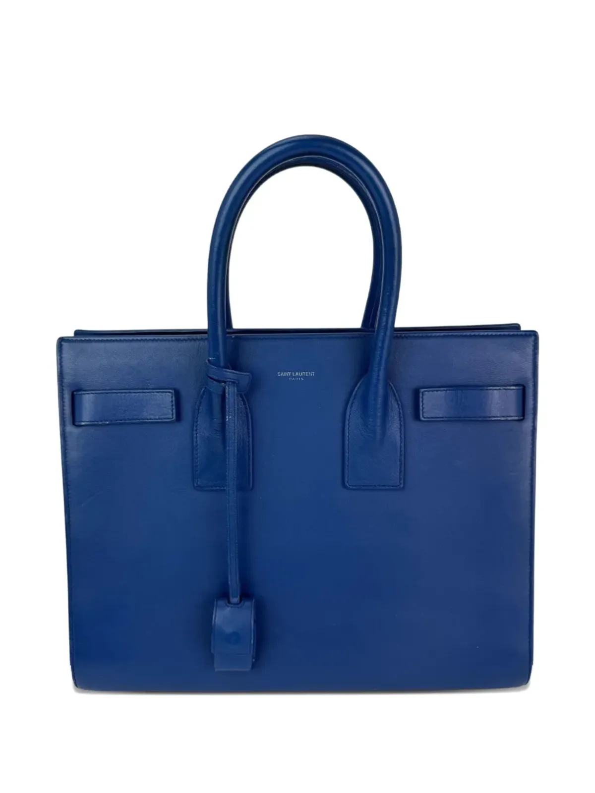 Saint Laurent Pre-Owned Sac De Jour レザー ハンドバッグ ブルー - 画像1