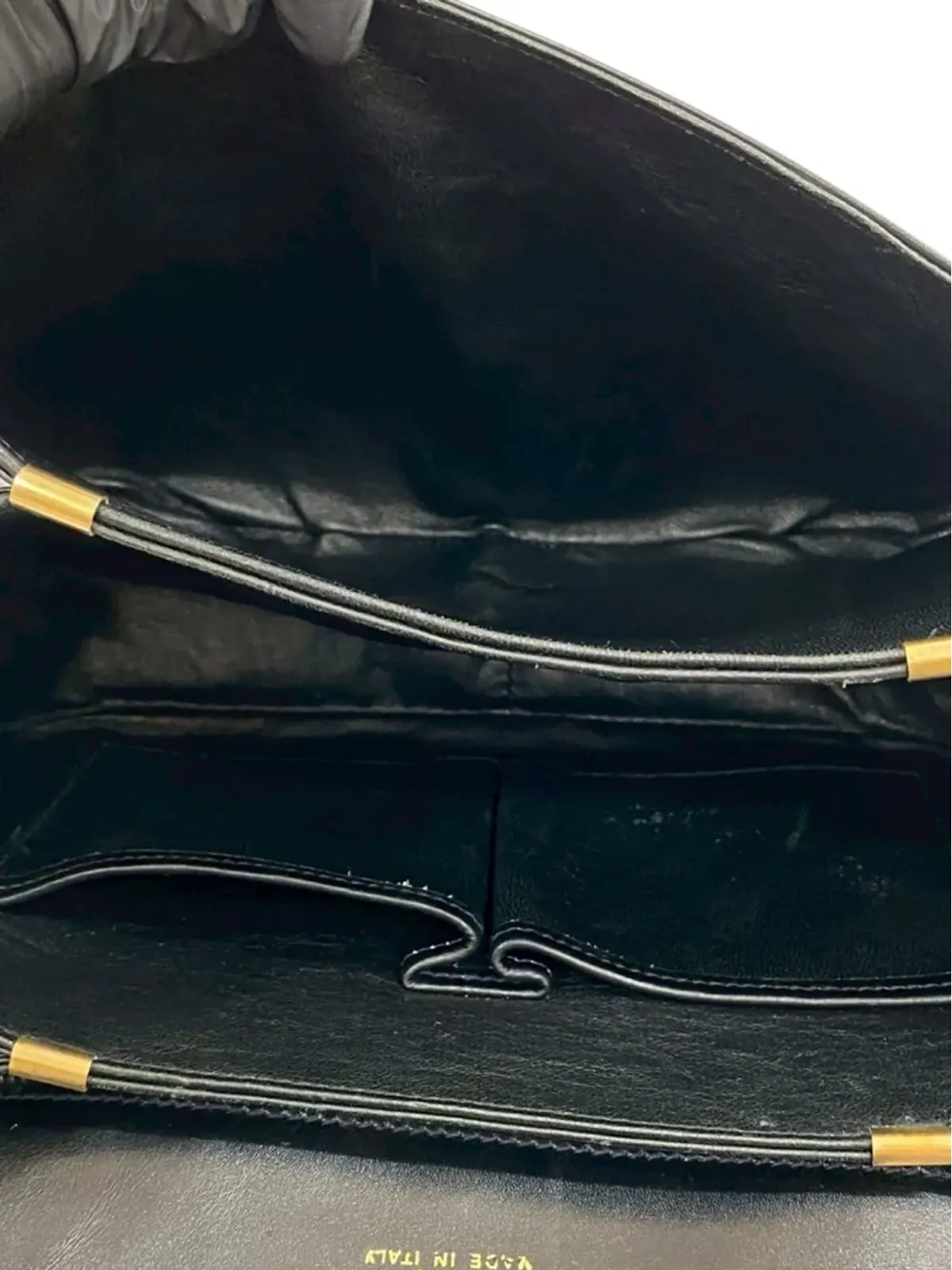 Celine Pre-Owned レザー ホースキャリッジ クロスボディバッグ - ブラック - 画像4