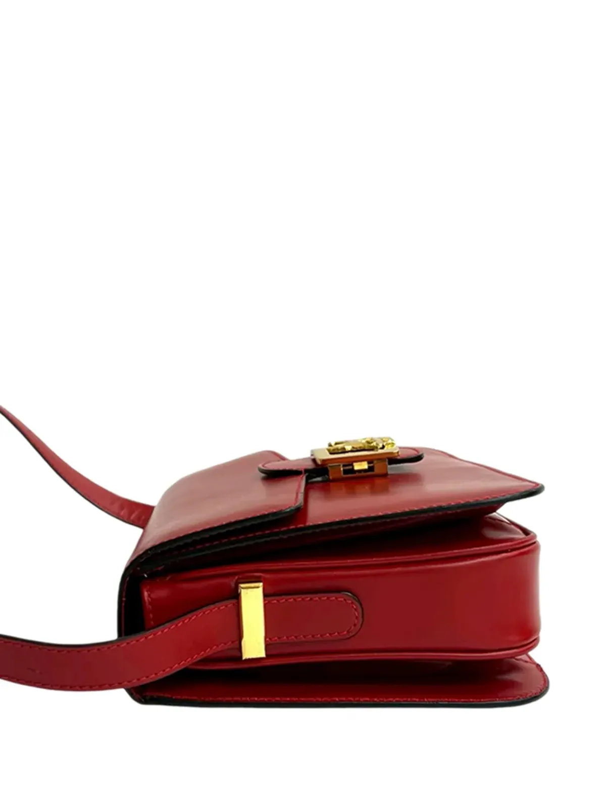 Celine Pre-Owned 2004 カーフスキン ホースキャリッジ クロスボディバッグ - レッド - 画像5