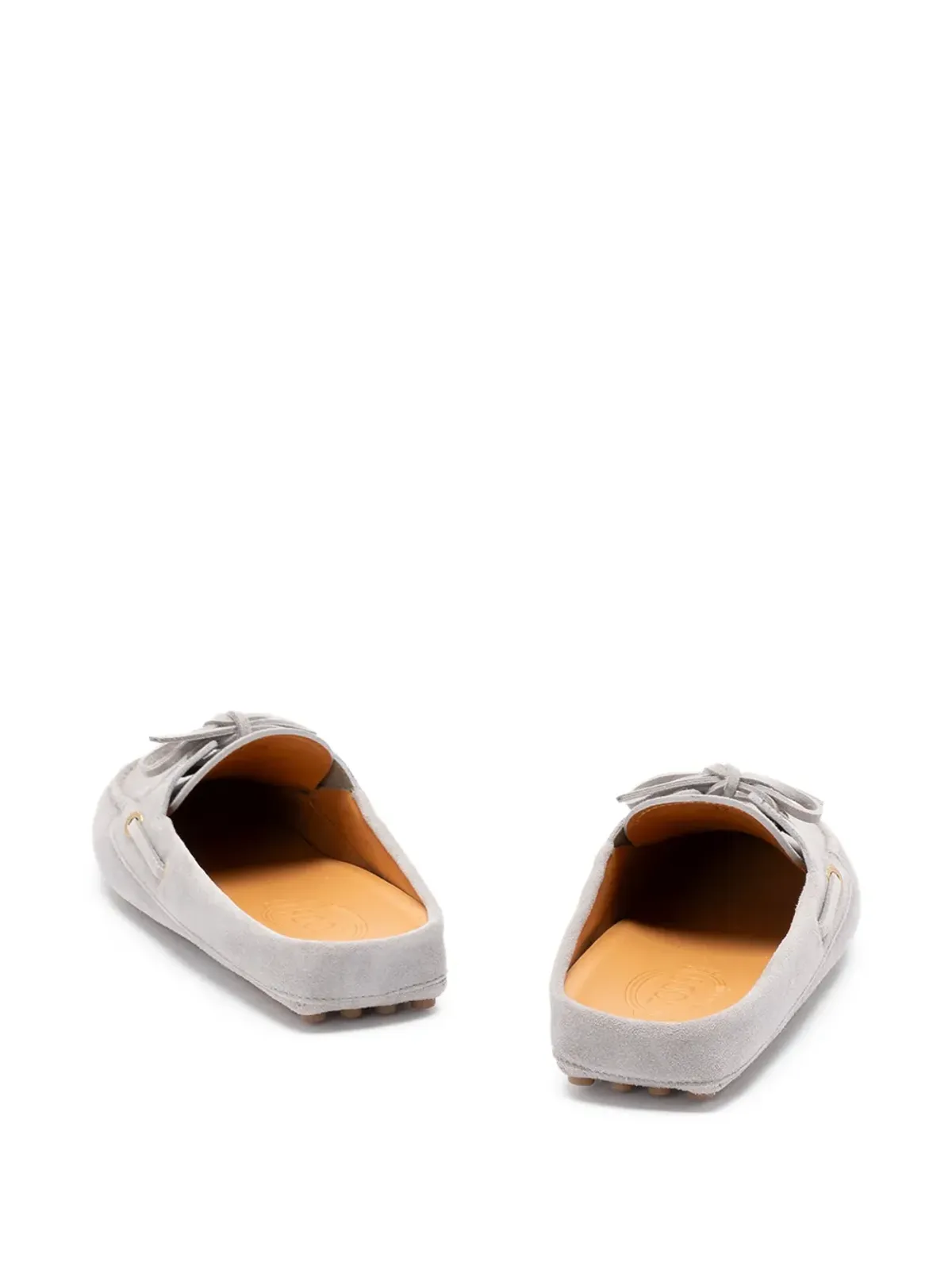 Tod's グローブ Gommino スエード ミュール - グレー - 画像3