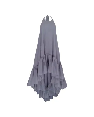 AZEEZA Hannah ruffled dress - Grey - サムネイル1