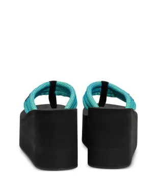 Coperni プラットフォームウェッジサンダル ブルー - サムネイル2