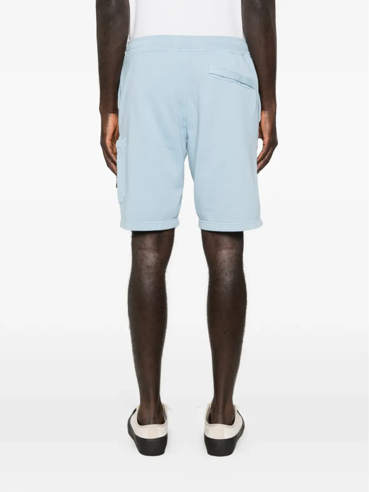 Stone Island ロゴパッチ ドローコードショーツ - 画像4