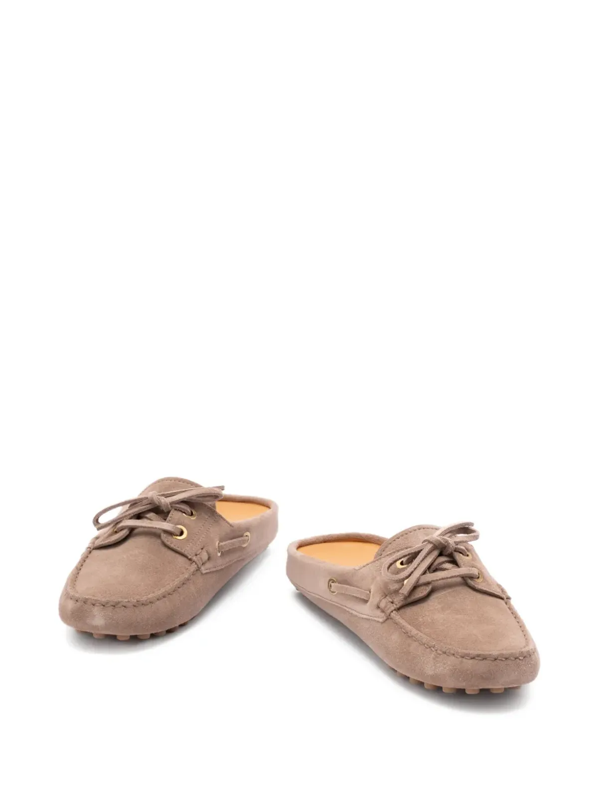 Tod's Glove Gommino lace-up mules - Neutrals - 画像3