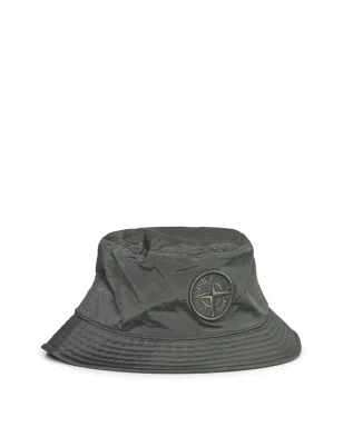 Stone Island ロゴパッチ バケットハット - Grey - サムネイル3