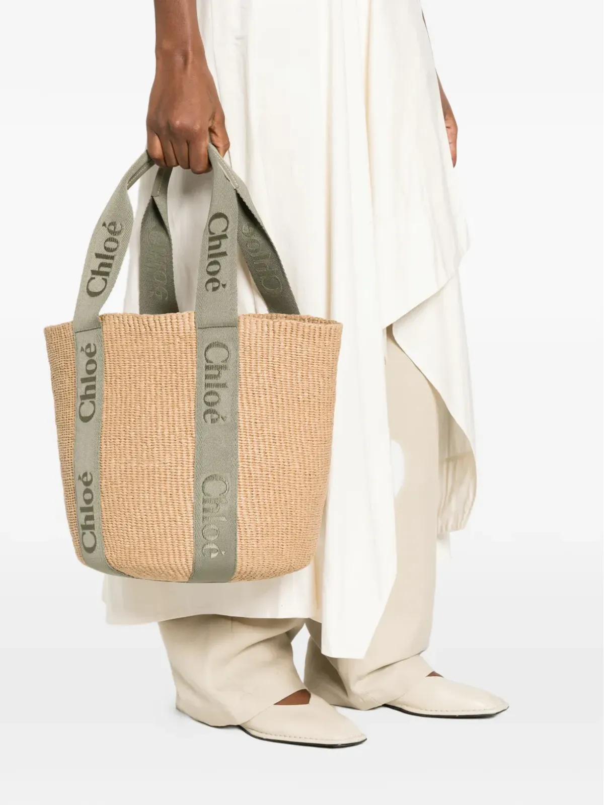Chloé ロゴストラップ トートバッグ - 画像2