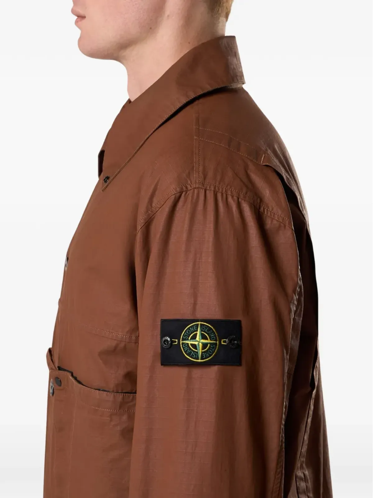 Stone Island ボタンパッチジャケット - 画像5