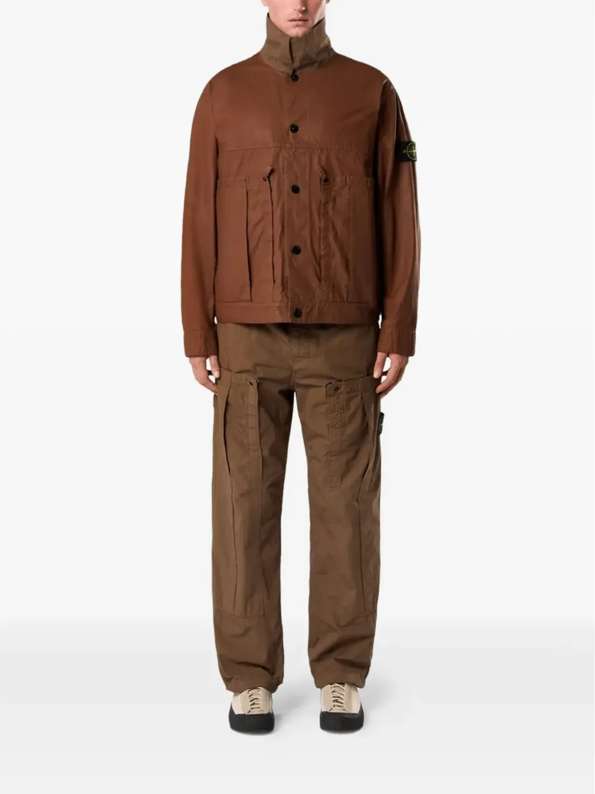 Stone Island ボタンパッチジャケット - 画像2