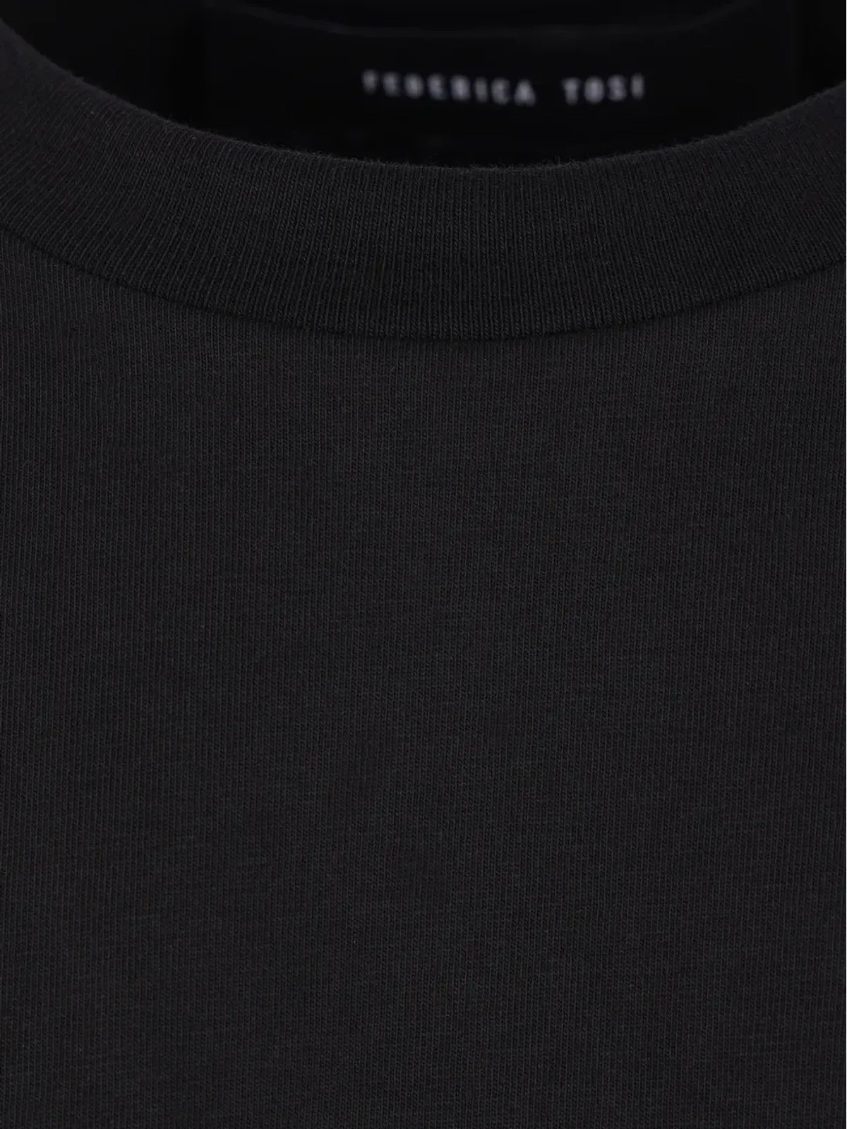 Federica Tosi クルーネックTシャツ（ブラック） - 画像3