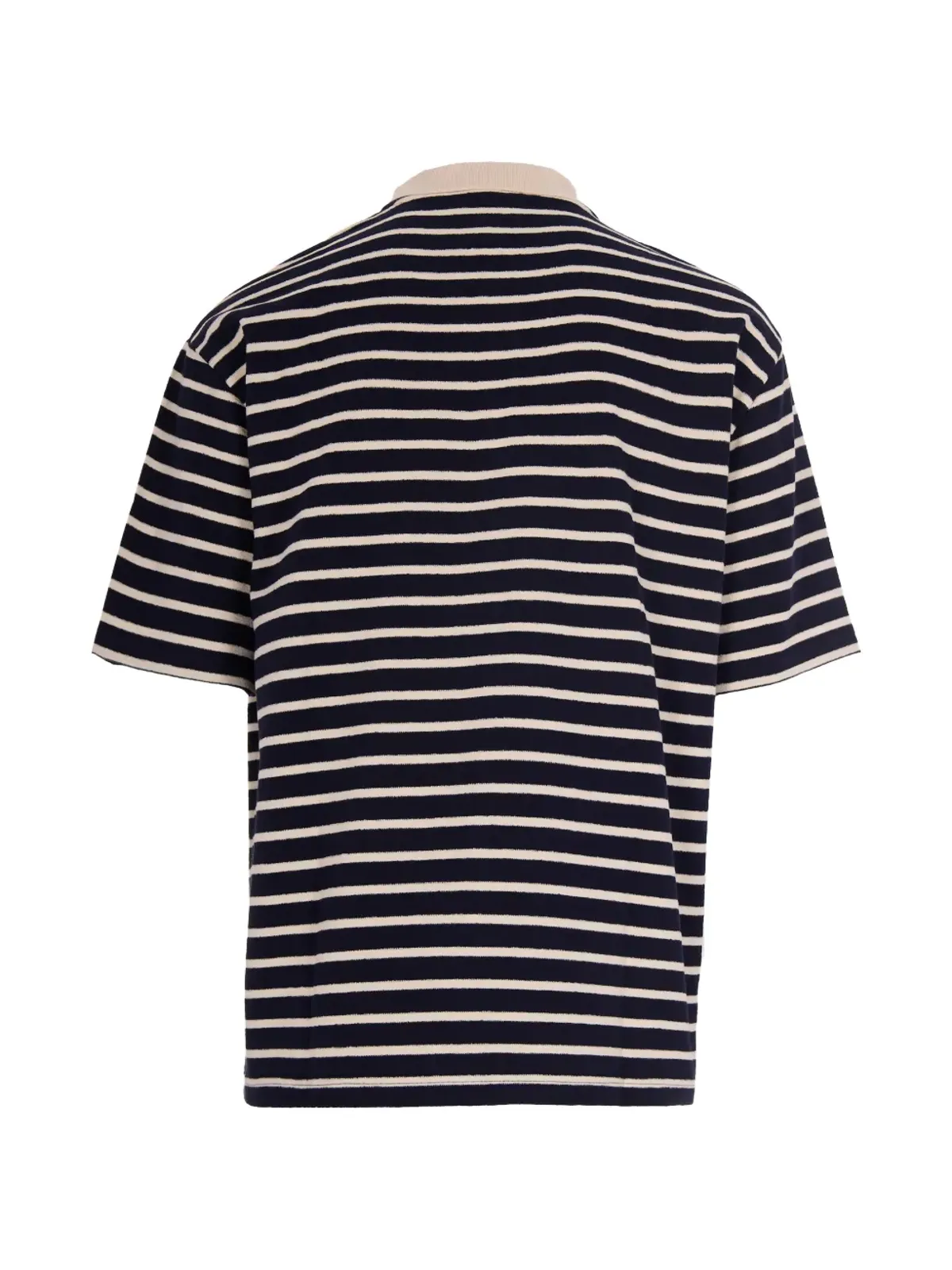 A.P.C. ストライプコットンポロシャツ - 画像2