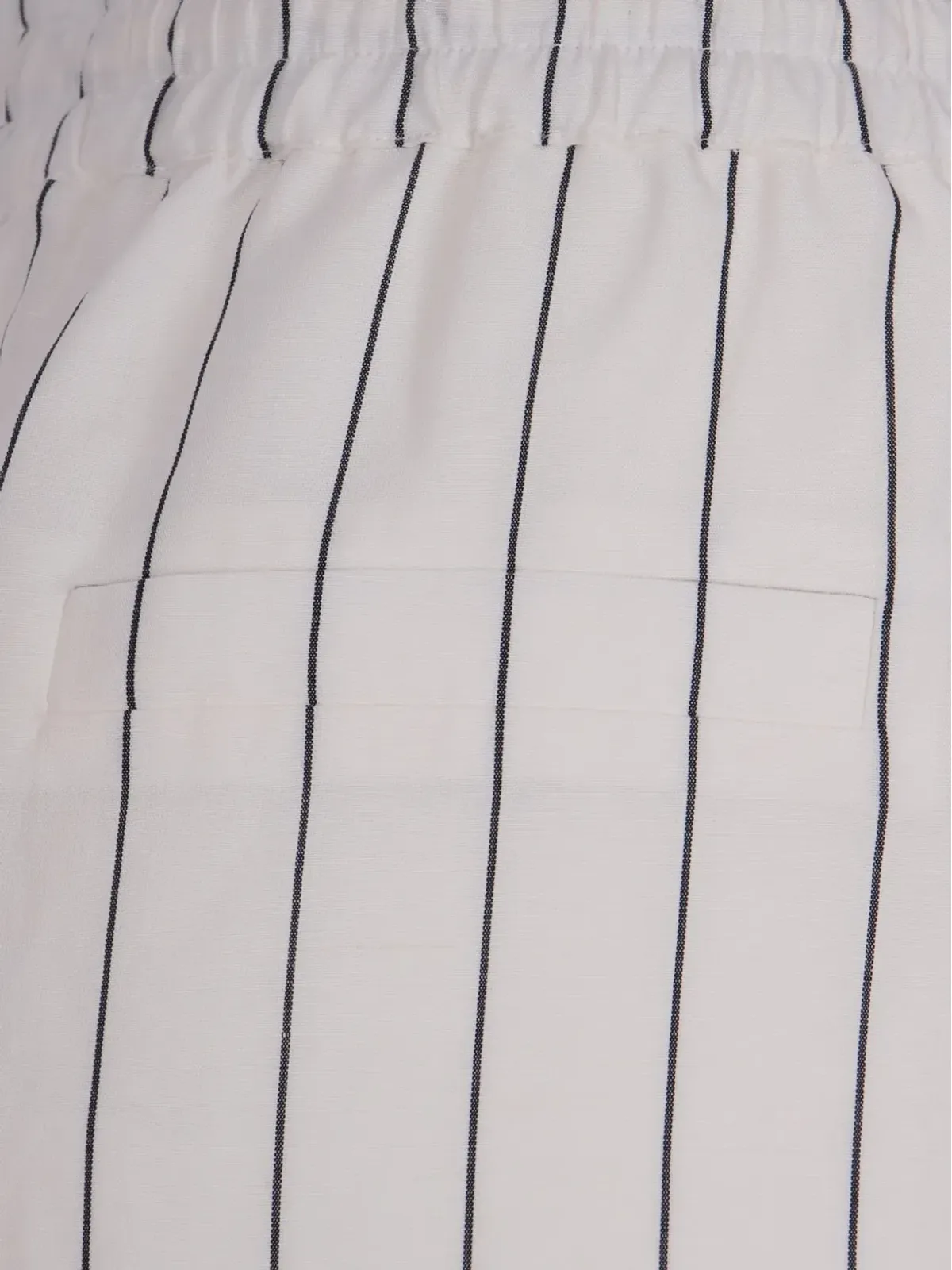 LIU JO striped drawstring trousers - White - 画像3