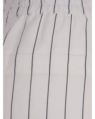 LIU JO striped drawstring trousers - White - サムネイル3