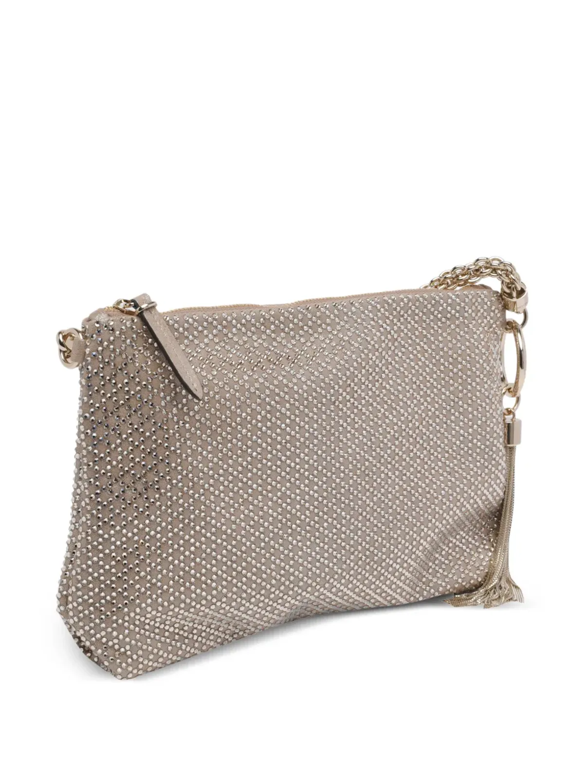 Jimmy Choo Callie チェーンクリスタルエンベリッシュメント クラッチ - 画像2
