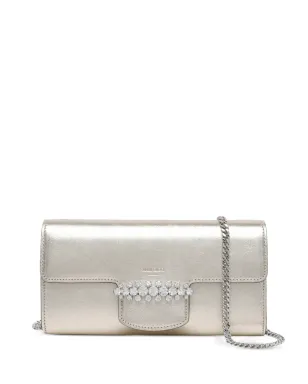Jimmy Choo ビング クリスタル装飾チェーンウォレット - サムネイル1