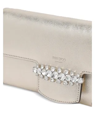 Jimmy Choo ビング クリスタル装飾チェーンウォレット - サムネイル4