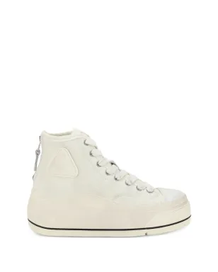 R13 バックジップ ハイカットスニーカー ホワイト - サムネイル1