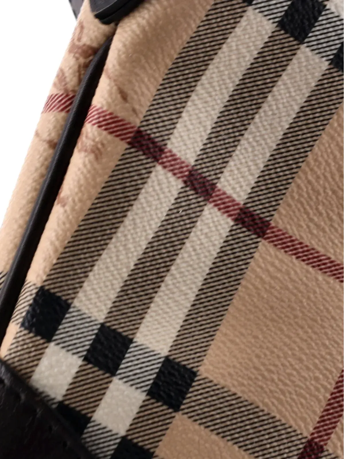 Burberry Pre-Owned Hartham Haymarket コーテッドキャンバス クロスボディバッグ - ブラウン - 画像5